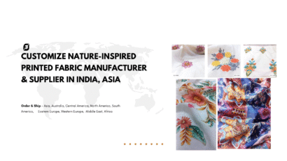 Customize Nature-Inspired Printed Fabric Manufacturer & Supplier in India, Asia