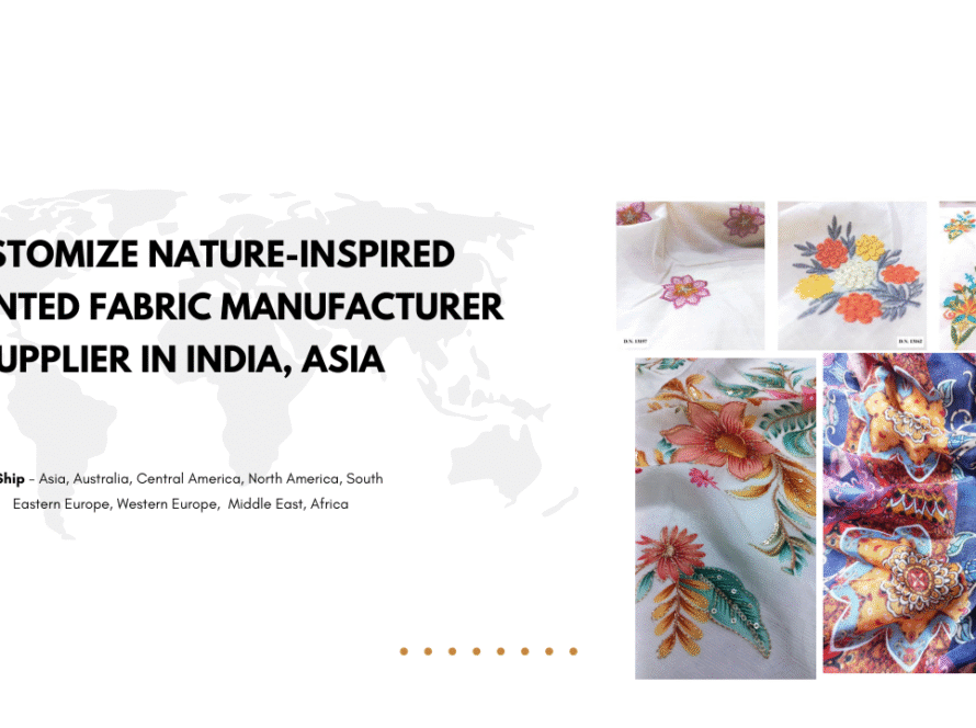 Customize Nature-Inspired Printed Fabric Manufacturer & Supplier in India, Asia