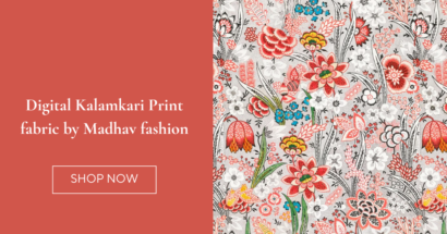 Digital Kalamkari Print fabric by Madhav fashion