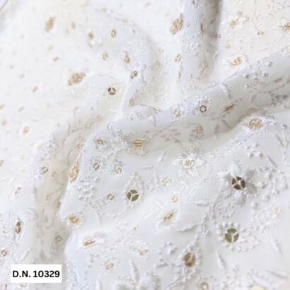 Floral Allover Embroidered Fabric