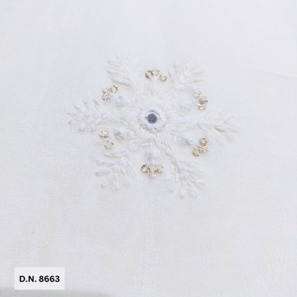 Georgette Embroidered fabric