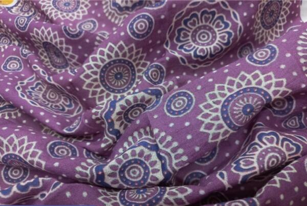 Bandhej Design Digital Print Mall Cotton Fabric