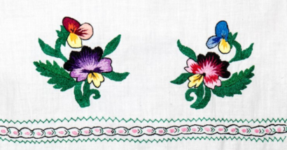 Embroidered fabrics
