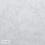 Floral Embroidered fabric with Thread work