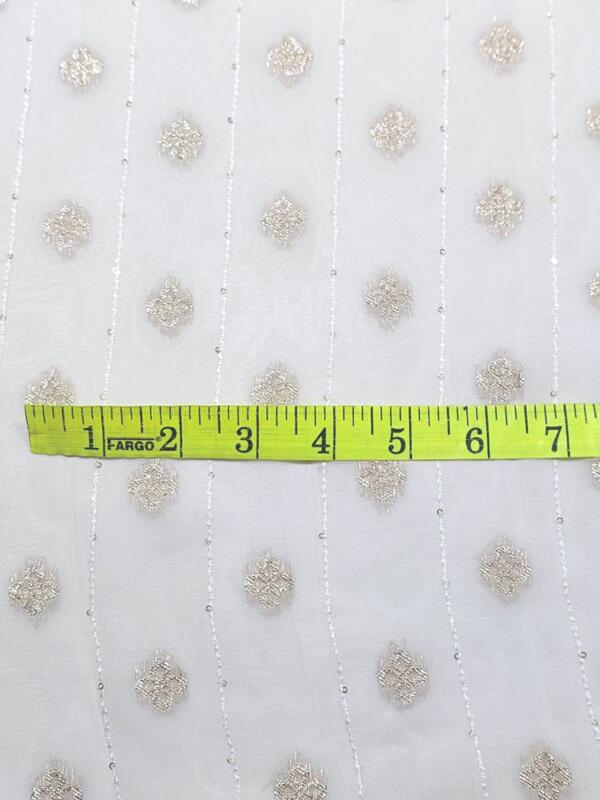 Jacquard dress material fabric