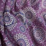 Light Purple Color Bandhej Design Digital Print Mall Cotton Fabric