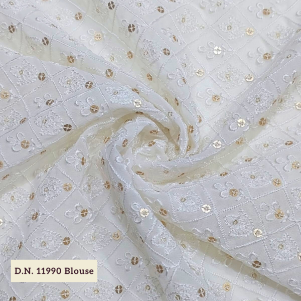 lucknowi lehenga fabric