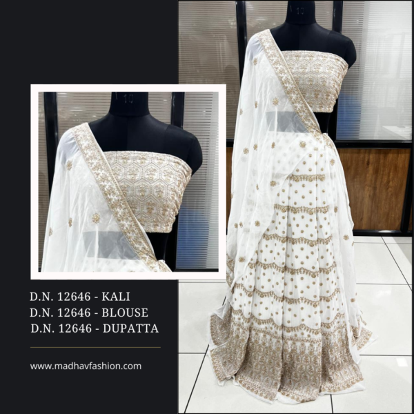 Buy Madhav fashion Dyeable Designer Lehenga fabric