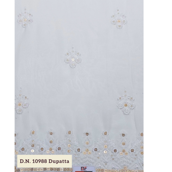 Madhav fashion Dyeable Embroidered lehenga fabric