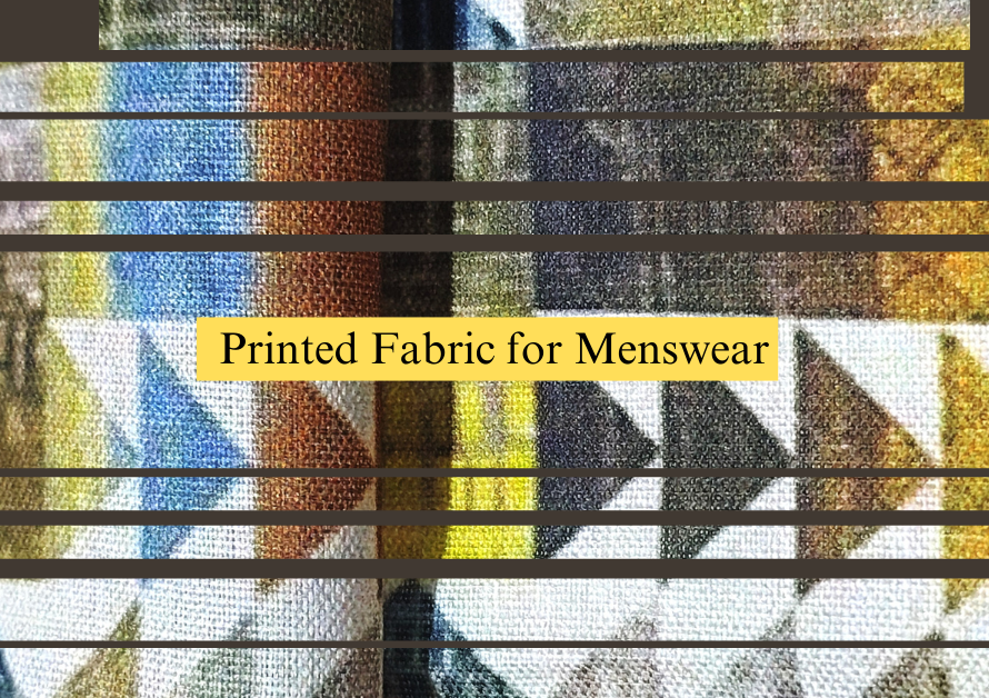 Menswear Printed fabric to Your Next Creation