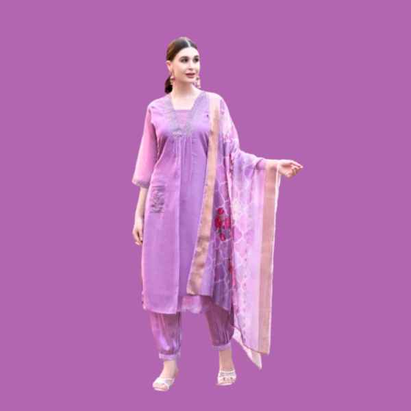 Readymade kurti in Purple color