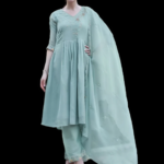 Buy Teal Green Punjabi Style Kurti