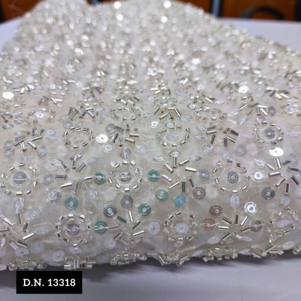 Beads with Sequins heavy fabrics for your Bridal Outfit Creation