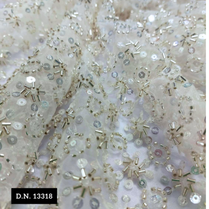 Buy Latest Beads with Sequins Heavy Fabrics for Your Bridal Outfit Creation