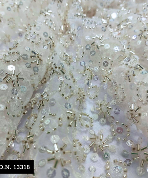 Buy Latest Beads with Sequins Heavy Fabrics for Your Bridal Outfit Creation