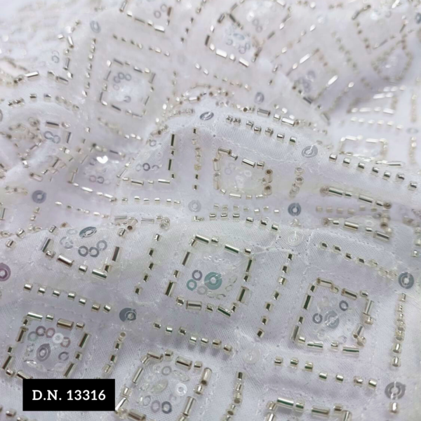 Buy heavy beaded lace Fabric for Bridal Dress