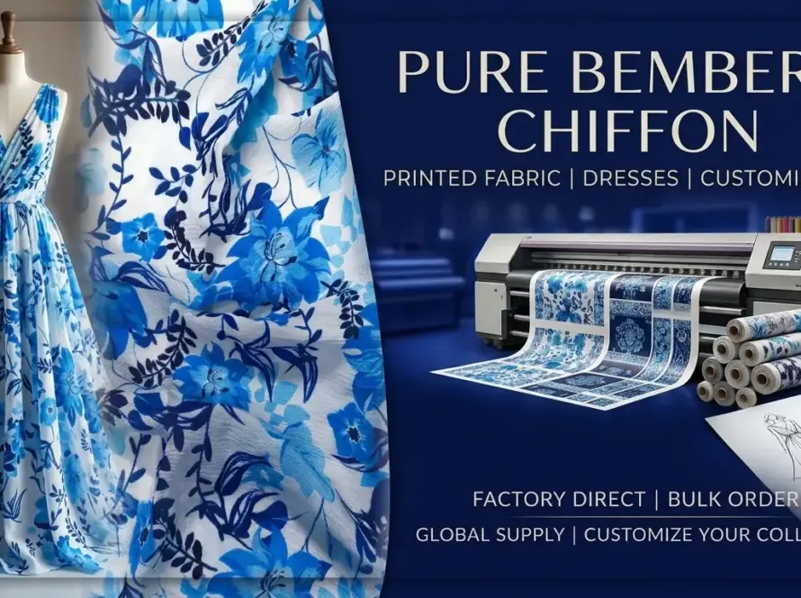 Pure Bemberg Chiffon Printed Fabric: Manufacturing, Printing & Wholesale Guide