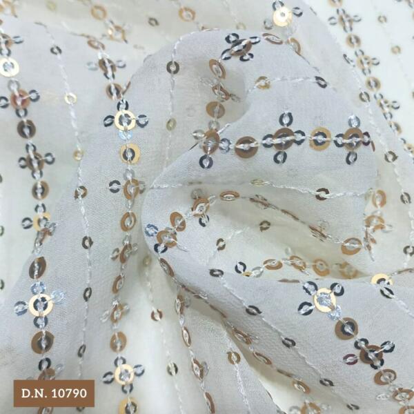 Lining Daman Sequins fabric for leghenga