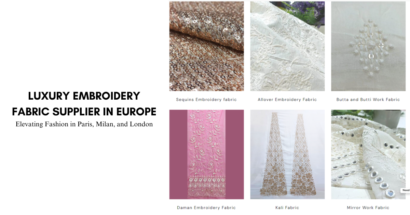 Luxury Embroidery Fabric Supplier in Europe