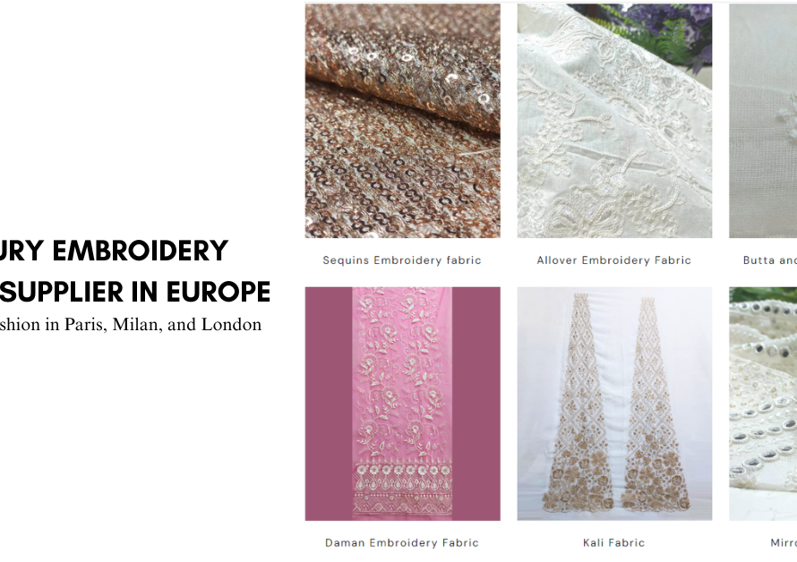 Luxury Embroidery Fabric Supplier in Europe