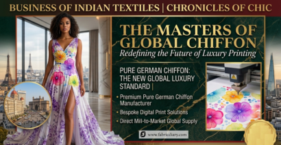 Pure German Chiffon Printed Fabric Manufacturer & Custom Printing in India