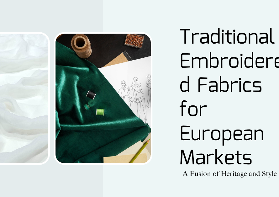 Traditional Embroidered Fabrics for European Markets: A Fusion of Heritage and Style