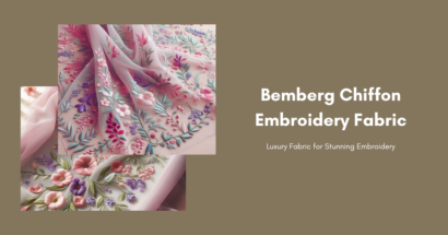 Bemberg Chiffon Embroidery Fabric