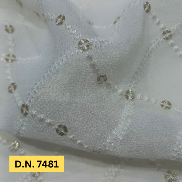 Buy Premium Schiffli Embroidery Fabric in Allover Pattern – Perfect for Premium Garments