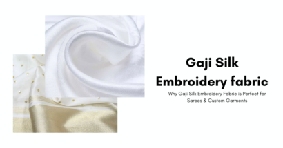 Gaji Silk Embroidery fabric