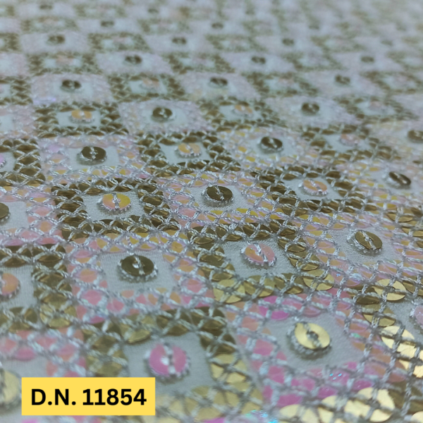 Georgette Sequins Fabric for Bridal & Party Wear – Order Now