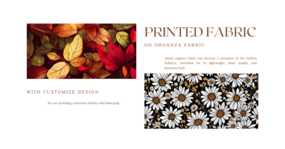 Printed Organza Fabric: Transforming Designs for Manufacturers and Wholesalers