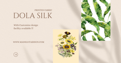 Dola Silk Printed Fabric: Luxurious Elegance for Global Fashion