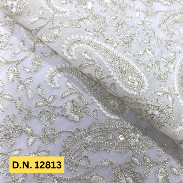 Stunning Anarkali Dress Fabric with Embroidery