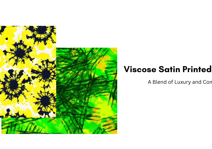 Viscose Satin Printed Fabric: Where Style Meets Comfort