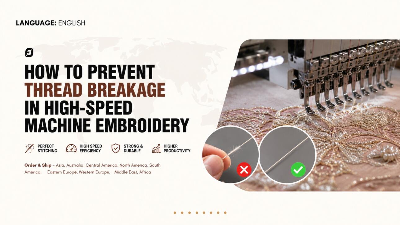 How to Prevent Thread Breakage in High-Speed Machine Embroidery