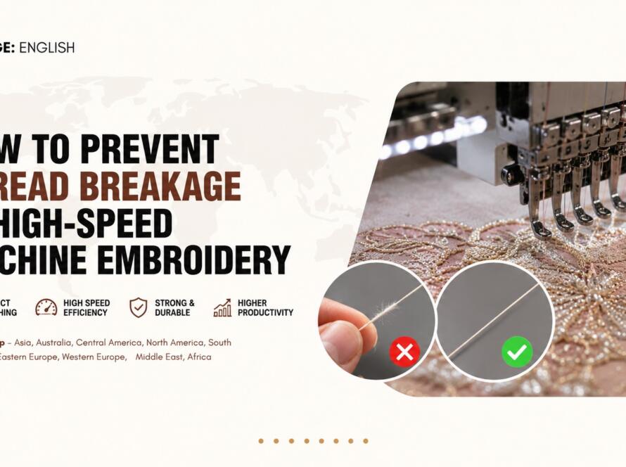 How to Prevent Thread Breakage in High-Speed Machine Embroidery