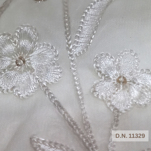 Buy Premium Chain Stitch Embroidery Fabric for Lehengas, Gowns & More