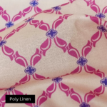 Buy Poly Linen Printed Fabric for Stylish Menswear