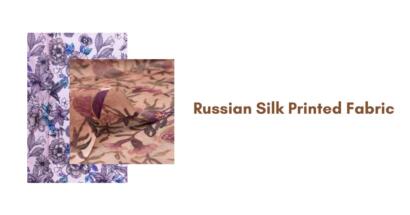 Russian Silk Printed Fabric