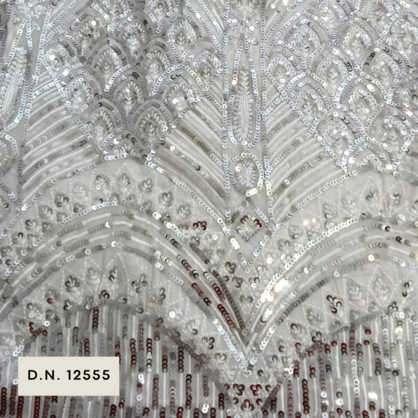 Daman Sequins Fabric for Lehenga Design