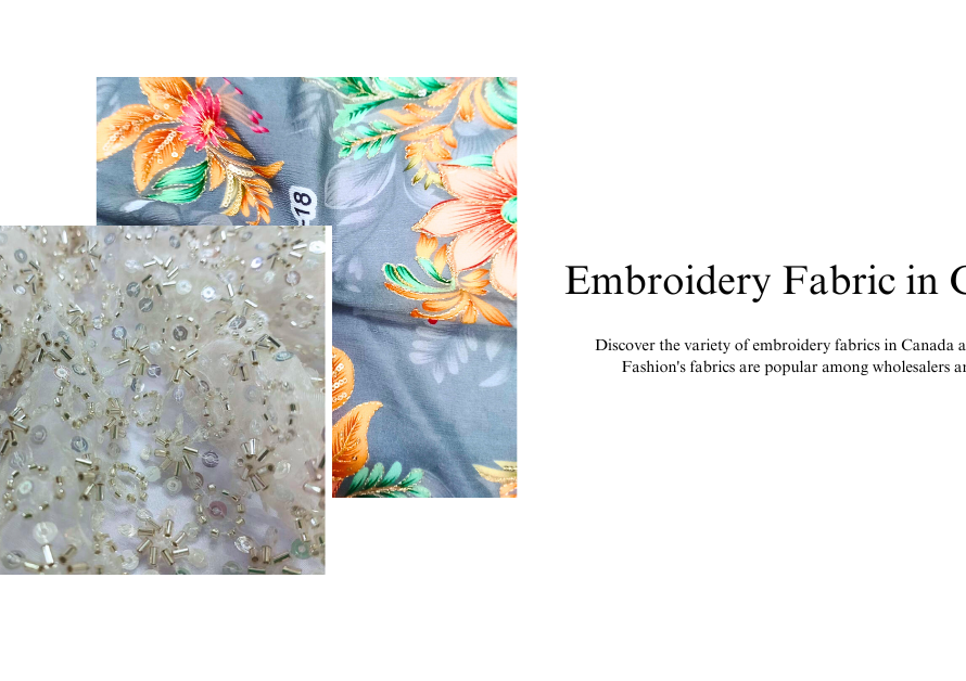 Embroidery Fabric in Canada