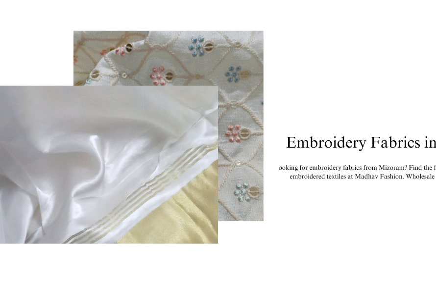 Top Embroidery Fabrics from Bihar: Quality, Tradition & Style