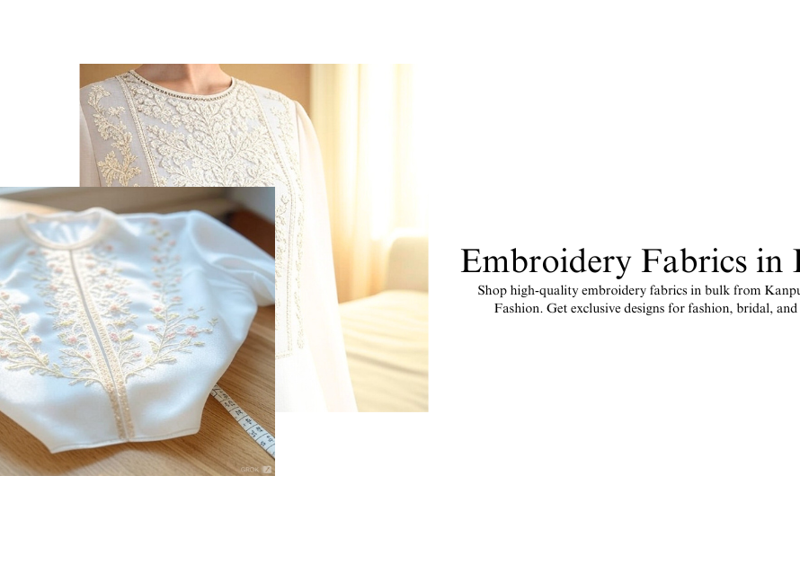 Embroidery Fabrics in Kanpur