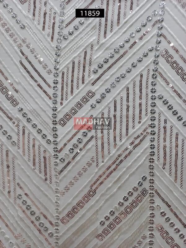 Exclusive Embroiderd Bridal wear fabric