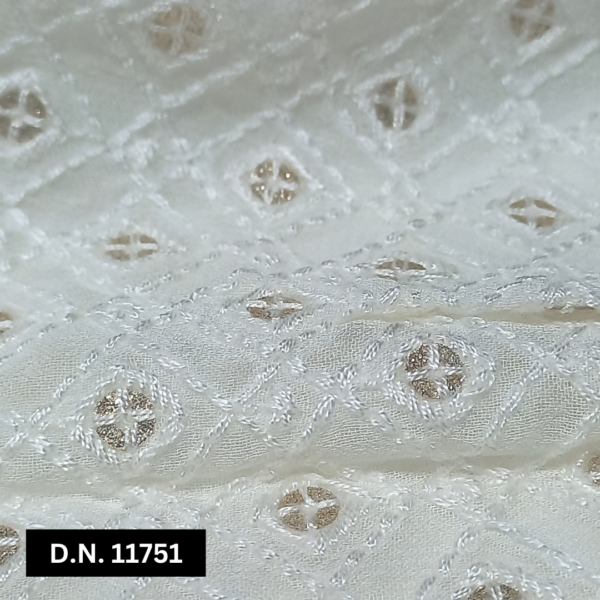 Luxurious Schfilli Embroidery Fabric – Perfect for Wedding & Occasion Wear