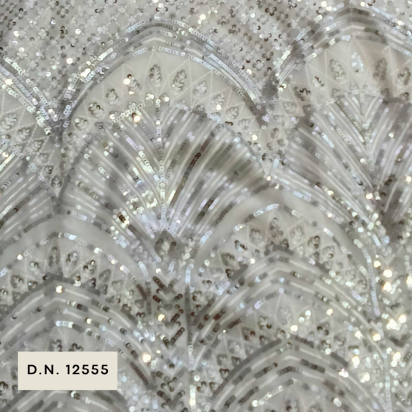 Buy Beautiful Daman Sequins Fabric for Lehenga, Anarkali & Gown