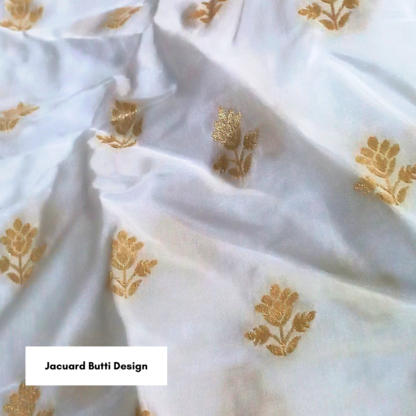 Versatile Jacquard Butti Fabric for Women’s & Kidswear Designs