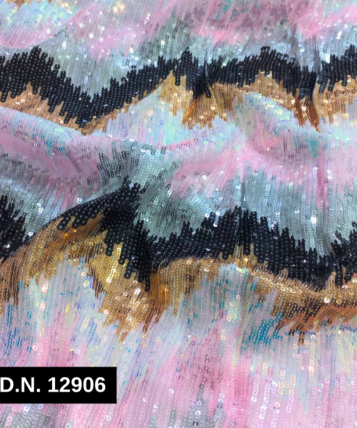 buy Luxurious Multicolor Sequins Georgette Fabric for Stunning Garments