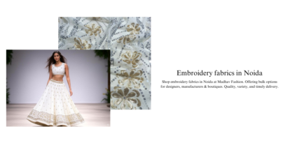 embroidery fabrics in Noida