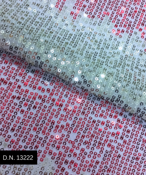 3-Color Lyning Sequins Fabric for Partywear Dress